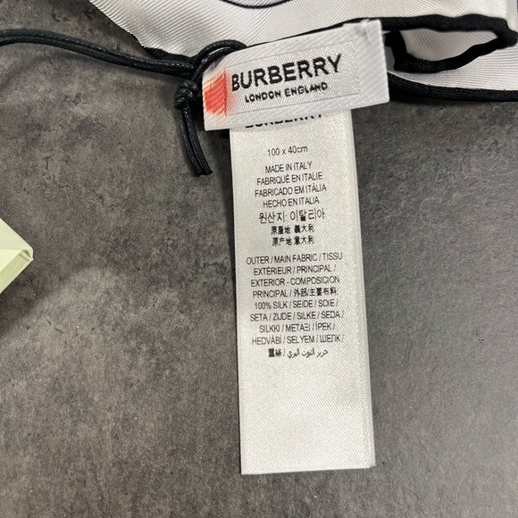 Burberry Losange Silk Scarf - Picture 4 of 5